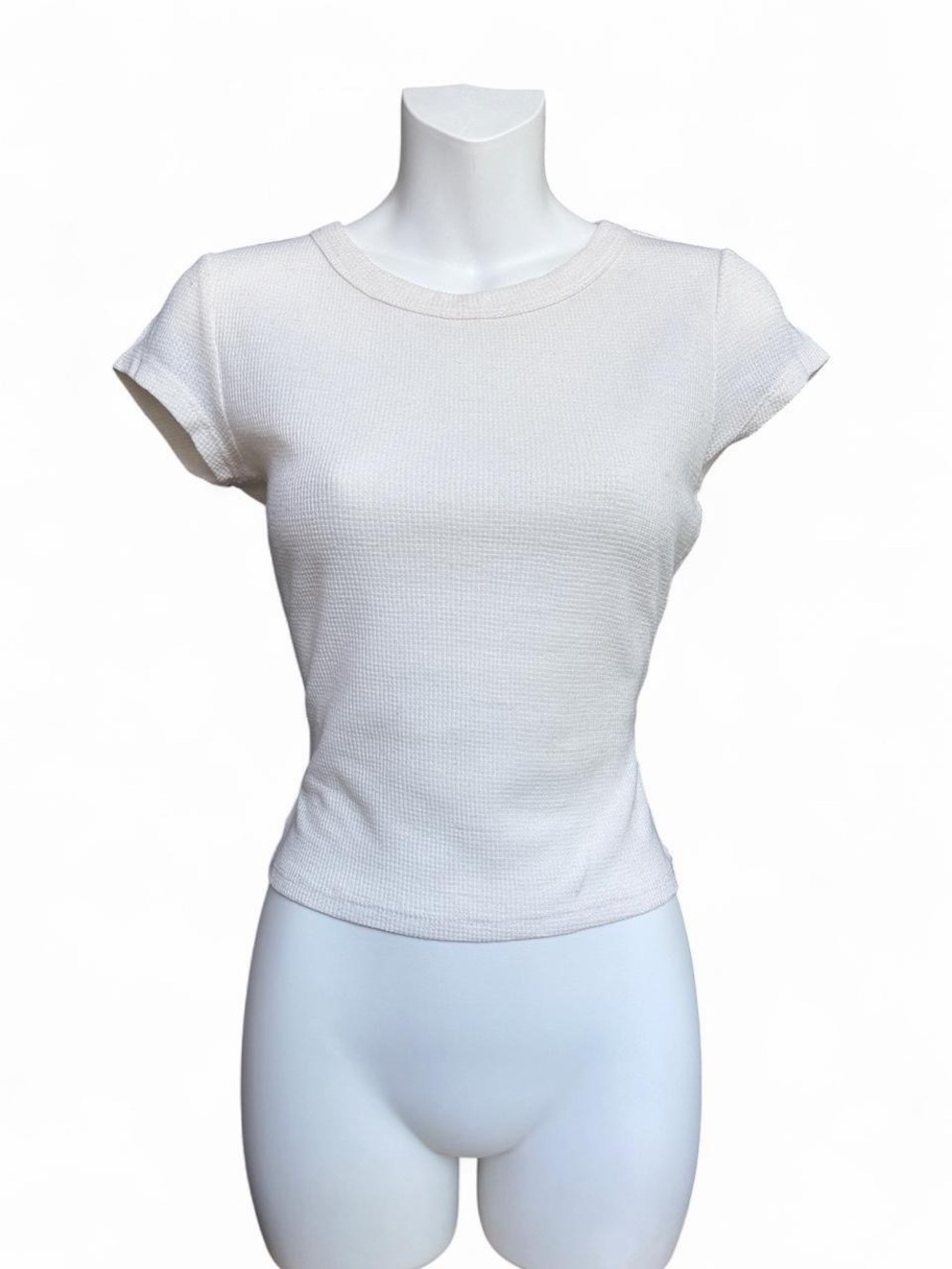 Rue21 White Short Sleeve Crewneck Tee